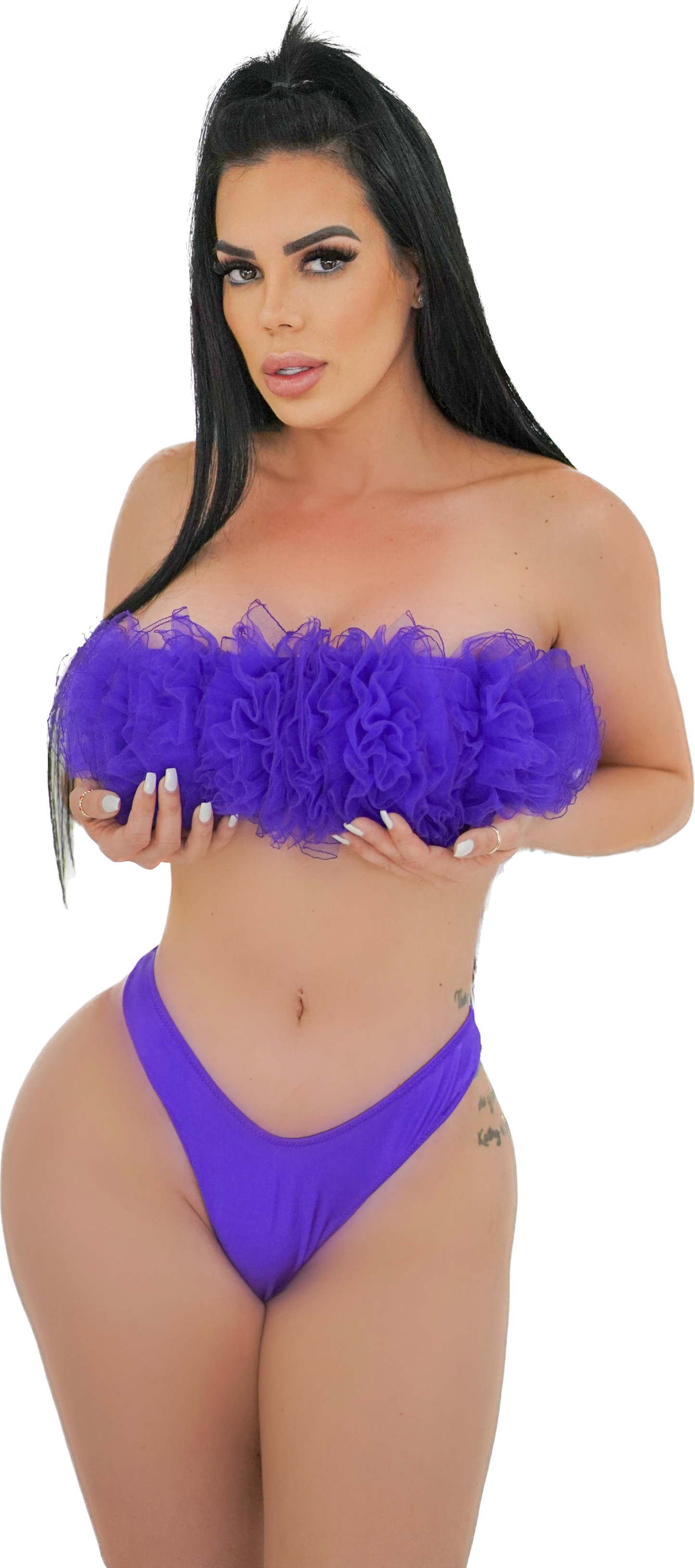 Two Pieces Set Bikini exotic and sexy Violet set