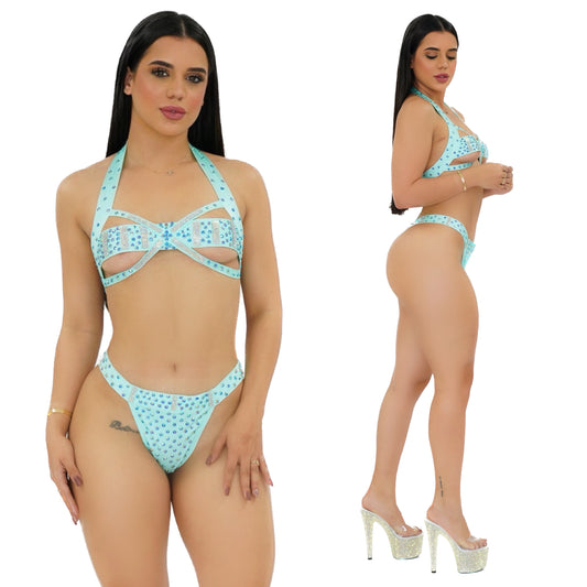 Two Piece Set Triangle bra & Thong luxury